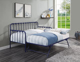 Constance Navy Blue Daybed with Lift-Up Trundle - Ornate Home