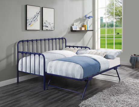 Constance Navy Blue Daybed with Lift-Up Trundle - Ornate Home