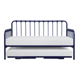 Constance Navy Blue Daybed with Lift-Up Trundle - Ornate Home
