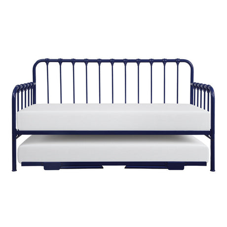 Constance Navy Blue Daybed with Lift-Up Trundle - Ornate Home