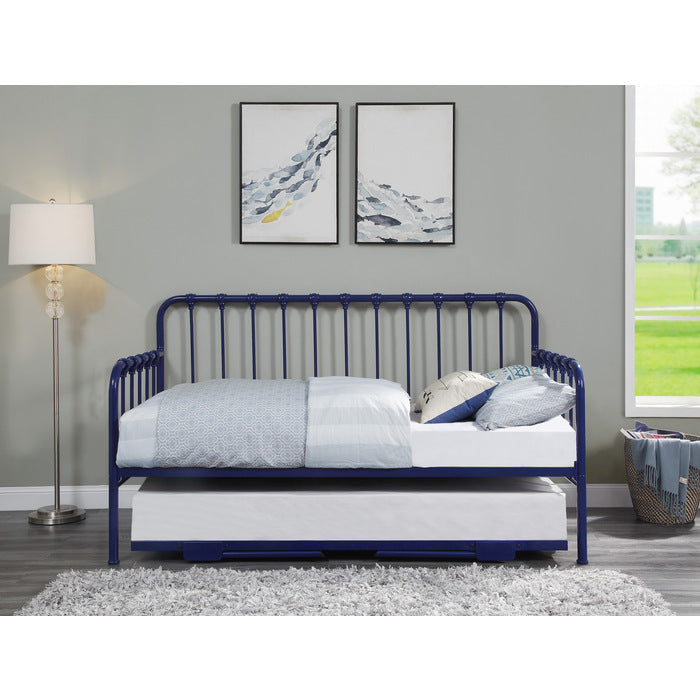 Constance Navy Blue Daybed with Lift-Up Trundle - Ornate Home