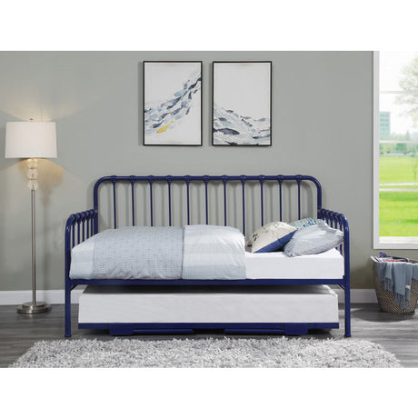 Constance Navy Blue Daybed with Lift-Up Trundle - Ornate Home