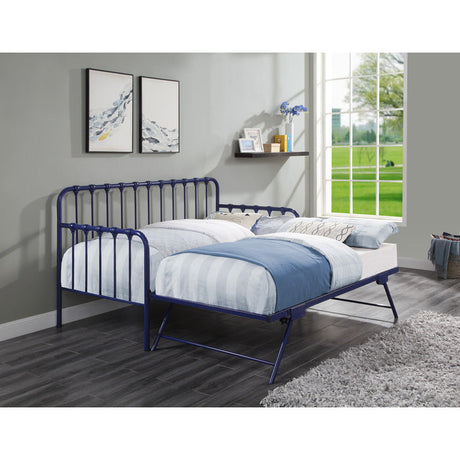 Constance Navy Blue Daybed with Lift-Up Trundle - Ornate Home