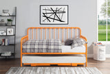 Constance Orange Daybed with Lift-Up Trundle - Ornate Home