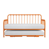 Constance Orange Daybed with Lift-Up Trundle - Ornate Home