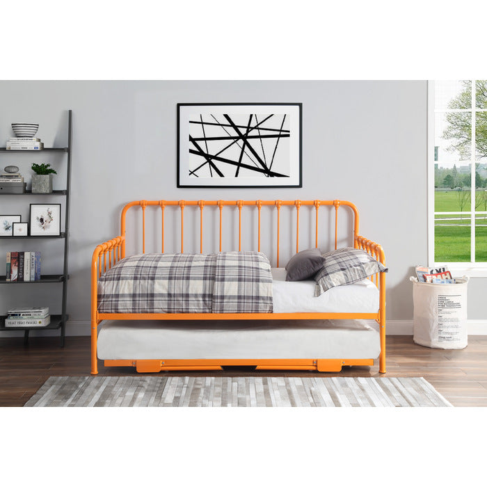 Constance Orange Daybed with Lift-Up Trundle - Ornate Home