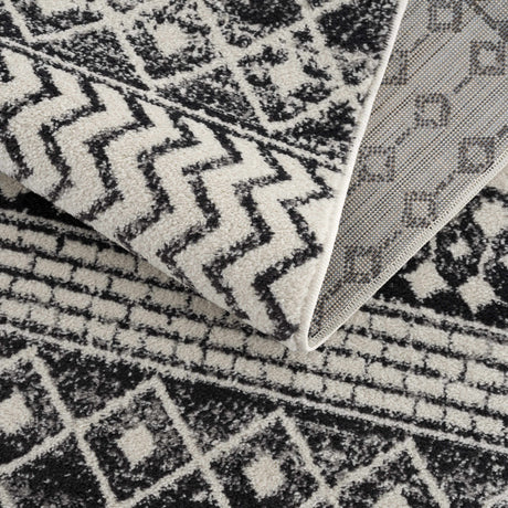 Constantin Black & White Area Rug - Clearance - Ornate Home