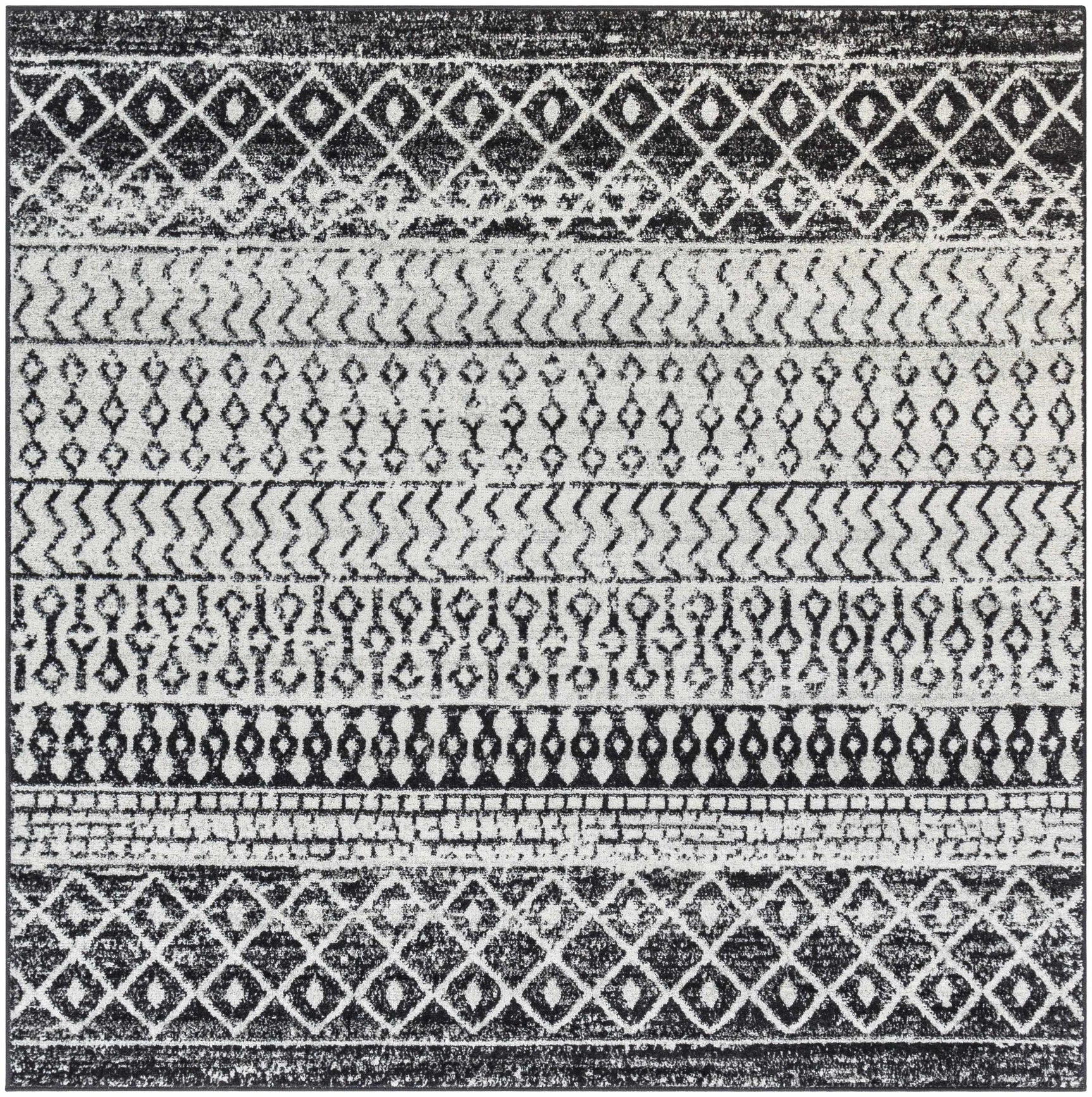 Constantin Black & White Area Rug - Clearance - Ornate Home