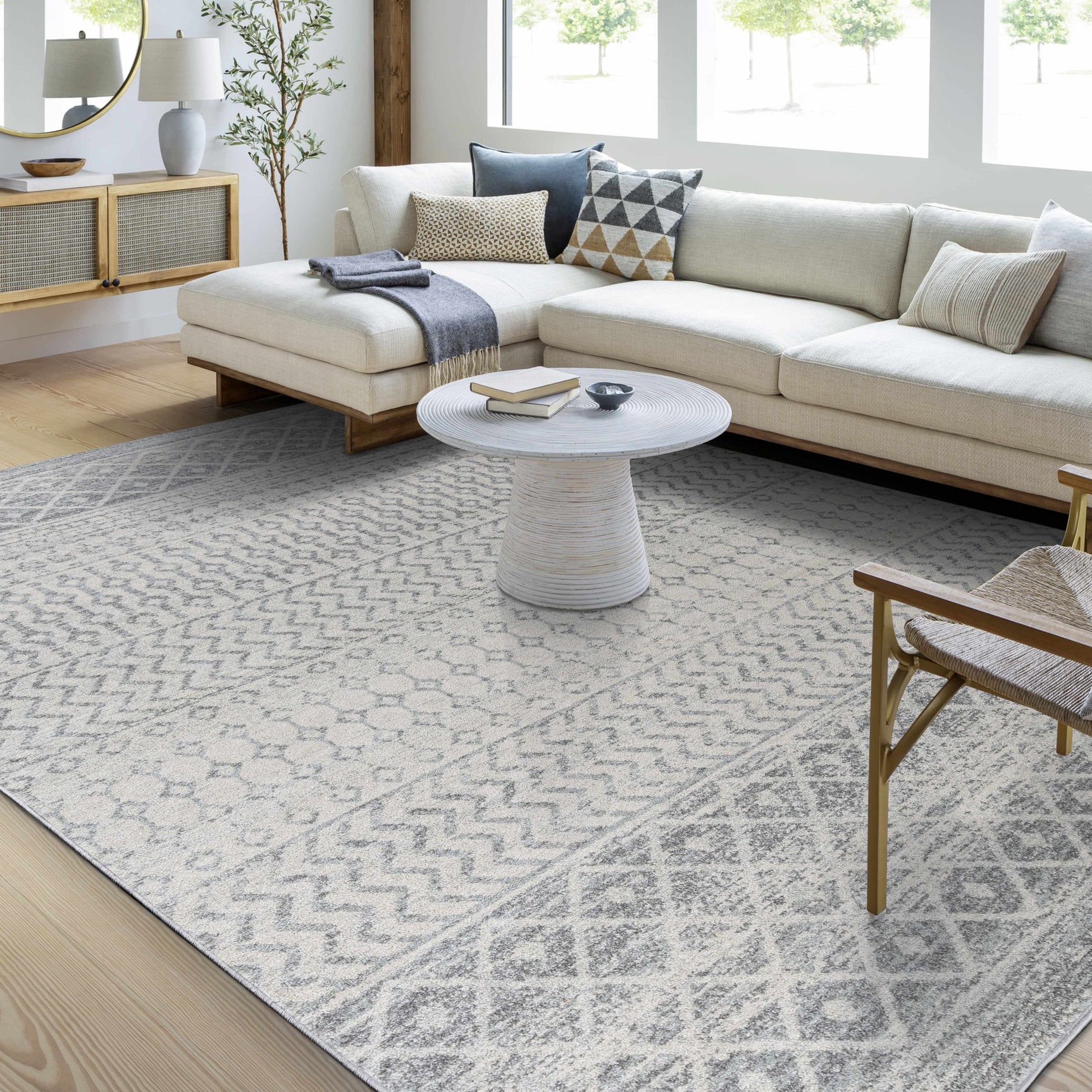 Constantin Gray Area Rug - Ornate Home
