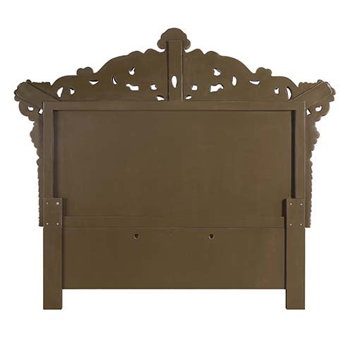 Constantine Brown & Gold Eastern King Bed - Ornate Home