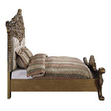 Constantine Brown & Gold Eastern King Bed - Ornate Home