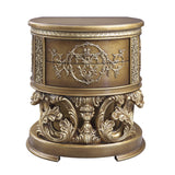 Constantine Brown & Gold Finish Nightstand - Ornate Home