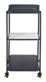 Constanza Black Bar Cart - Ornate Home