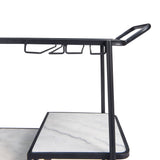 Constanza Black Bar Cart - Ornate Home