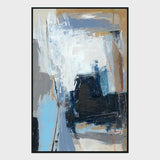 Construct Blue Painting Art 48x72 by Buddy Whitlock - Ornate Home