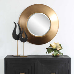 Contessa Gold Round Mirror - Ornate Home