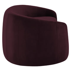 Contessa Mulberry Curved Performance Velvet Sofa - Ornate Home