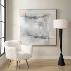 Contort Multicolor Hand Painted Abstract Art - Ornate Home