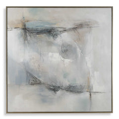 Contort Multicolor Hand Painted Abstract Art - Ornate Home