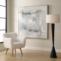 Contort Multicolor Hand Painted Abstract Art - Ornate Home