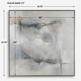 Contort Multicolor Hand Painted Abstract Art - Ornate Home