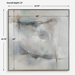 Contort Multicolor Hand Painted Abstract Art - Ornate Home