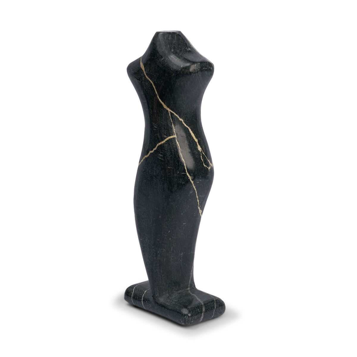 Contour Black Marble Silhouette Decorative Object - Ornate Home
