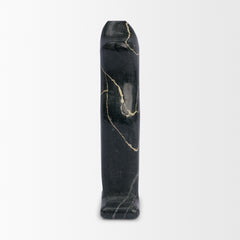 Contour Black Marble Silhouette Decorative Object