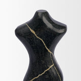 Contour Black Marble Silhouette Decorative Object - Ornate Home
