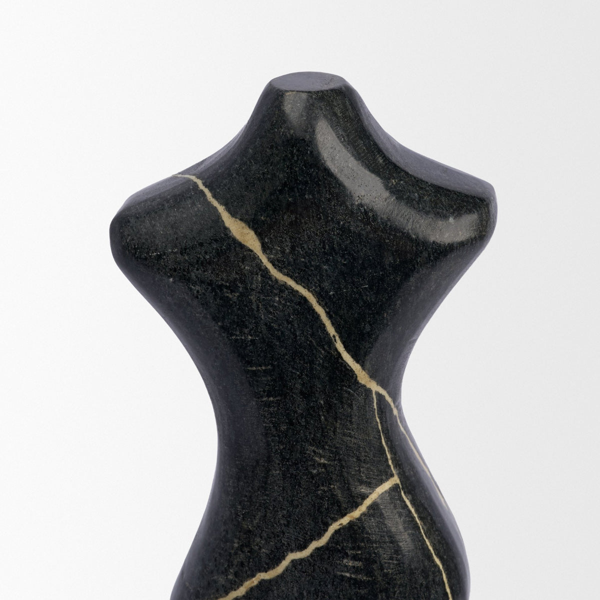 Contour Black Marble Silhouette Decorative Object - Ornate Home