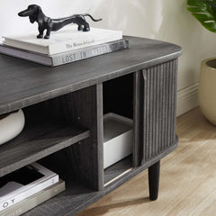 Contour Charcoal 55" TV Stand - Ornate Home