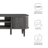 Contour Charcoal 55" TV Stand - Ornate Home