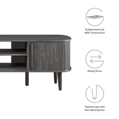 Contour Charcoal 55" TV Stand - Ornate Home
