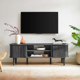 Contour Charcoal 55" TV Stand - Ornate Home