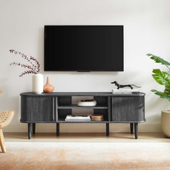 Contour Charcoal 55" TV Stand - Ornate Home