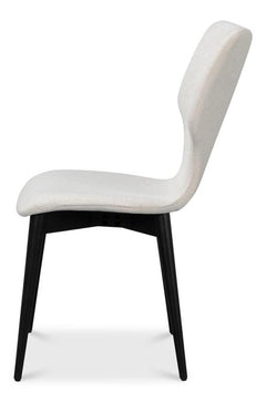 Contour Ivory Sidechair - Ornate Home