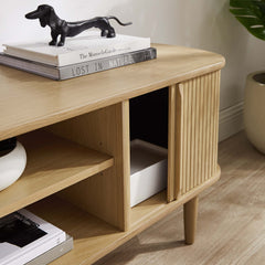 Contour Oak 55" TV Stand - Ornate Home