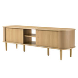 Contour Oak 63" Wood TV Stand - Ornate Home