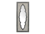 Contouring Gray/Natural Wall Mirror - Ornate Home