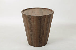 Conundrum Grey Wash End Table - Ornate Home
