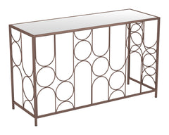 Convale Bronze Console Table - Ornate Home