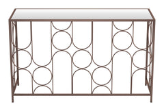 Convale Bronze Console Table - Ornate Home