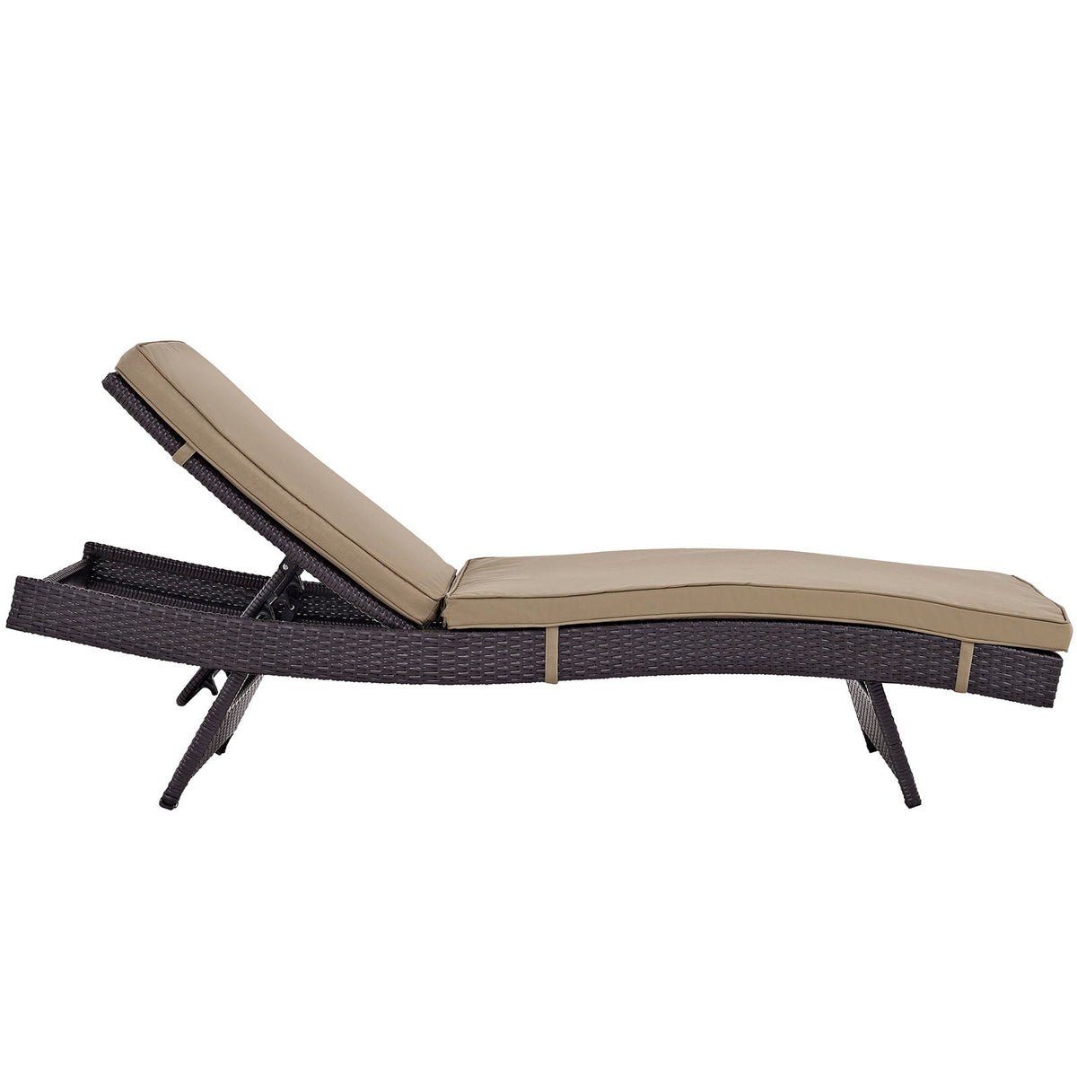 Convene Espresso/Mocha Outdoor Patio Chaise (Set of 2) - Ornate Home