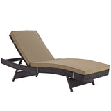 Convene Espresso/Mocha Outdoor Patio Chaise (Set of 4) - Ornate Home