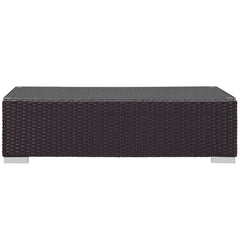 Convene Espresso Outdoor Patio Coffee Table - Ornate Home
