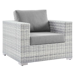 Convene Light Gray/Gray 3-Piece Outdoor Patio Set - Ornate Home