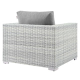 Convene Light Gray/Gray 3-Piece Outdoor Patio Set - Ornate Home