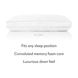 Convolution White King Pillow - Ornate Home