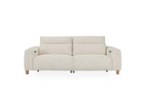 Conway Ivory 2 Piece Power Reclining Sofa - Ornate Home