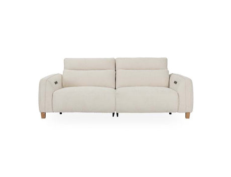 Conway Ivory 2 Piece Power Reclining Sofa - Ornate Home